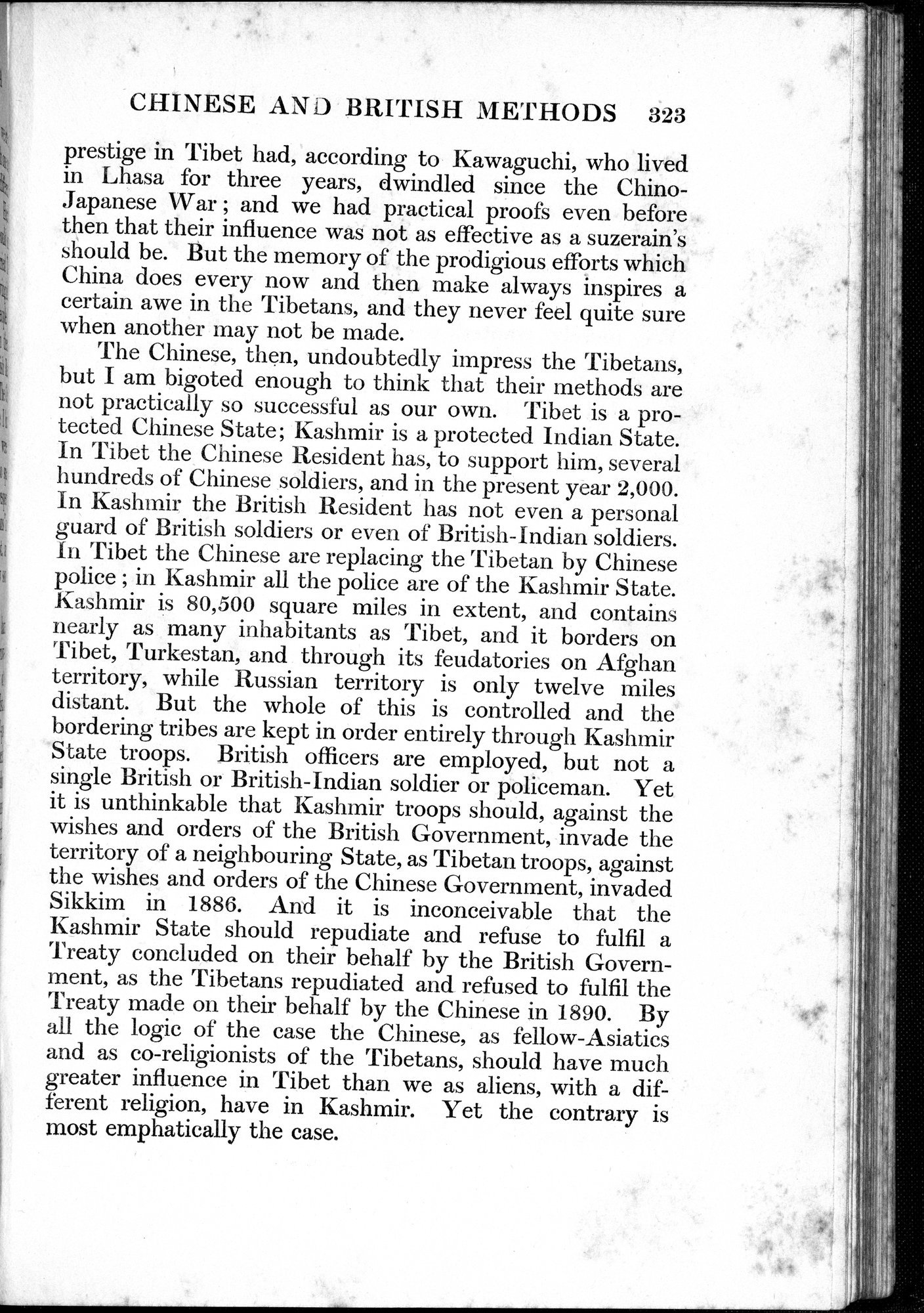 India and Tibet : vol.1 / 397 ページ（白黒高解像度画像）