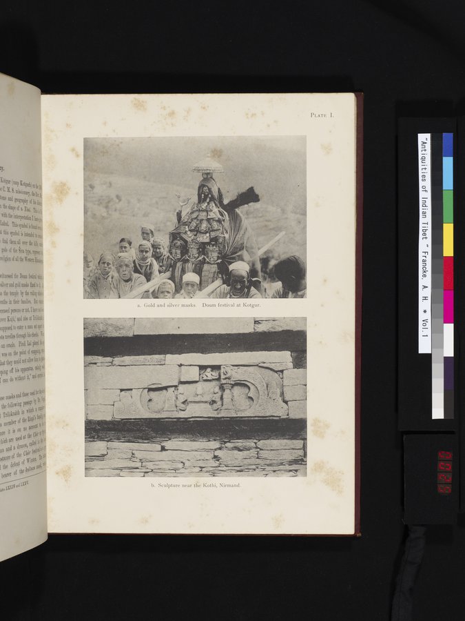 Antiquities of Indian Tibet : vol.1 / 25 ページ（カラー画像）