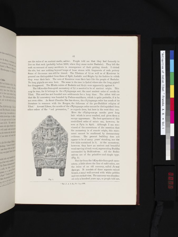 Antiquities of Indian Tibet : vol.1 / 75 ページ（カラー画像）