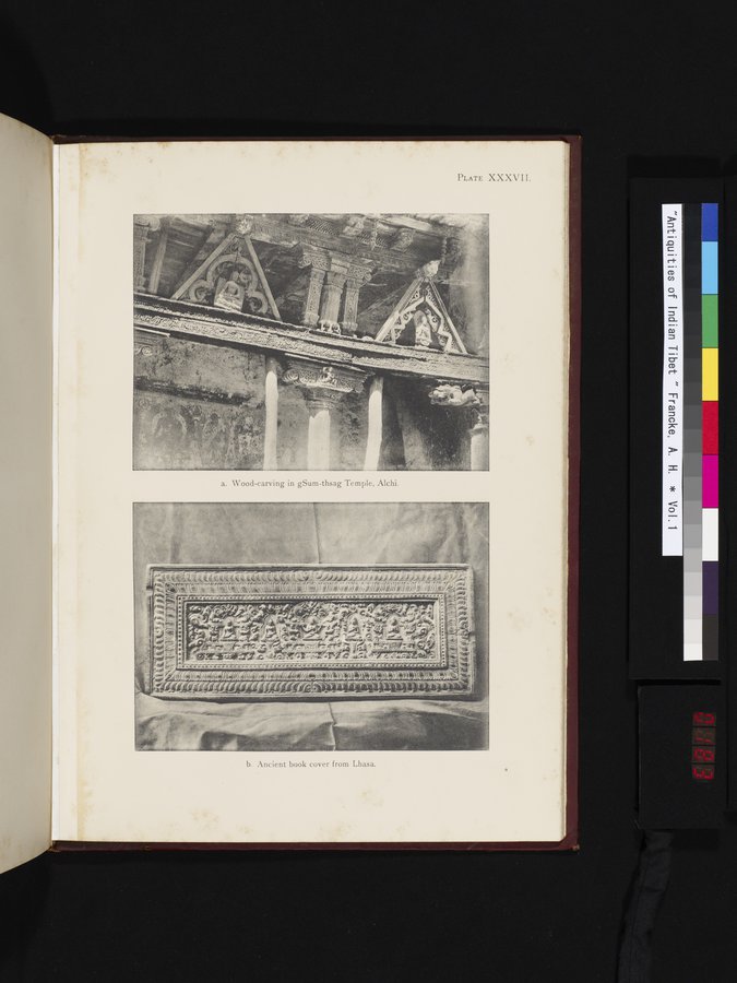 Antiquities of Indian Tibet : vol.1 / 183 ページ（カラー画像）