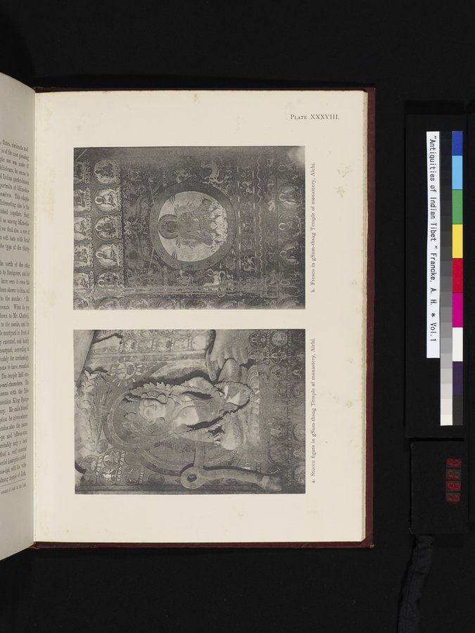 Antiquities of Indian Tibet : vol.1 / 187 ページ（カラー画像）