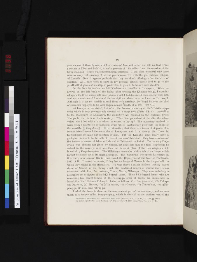 Antiquities of Indian Tibet : vol.1 / 196 ページ（カラー画像）