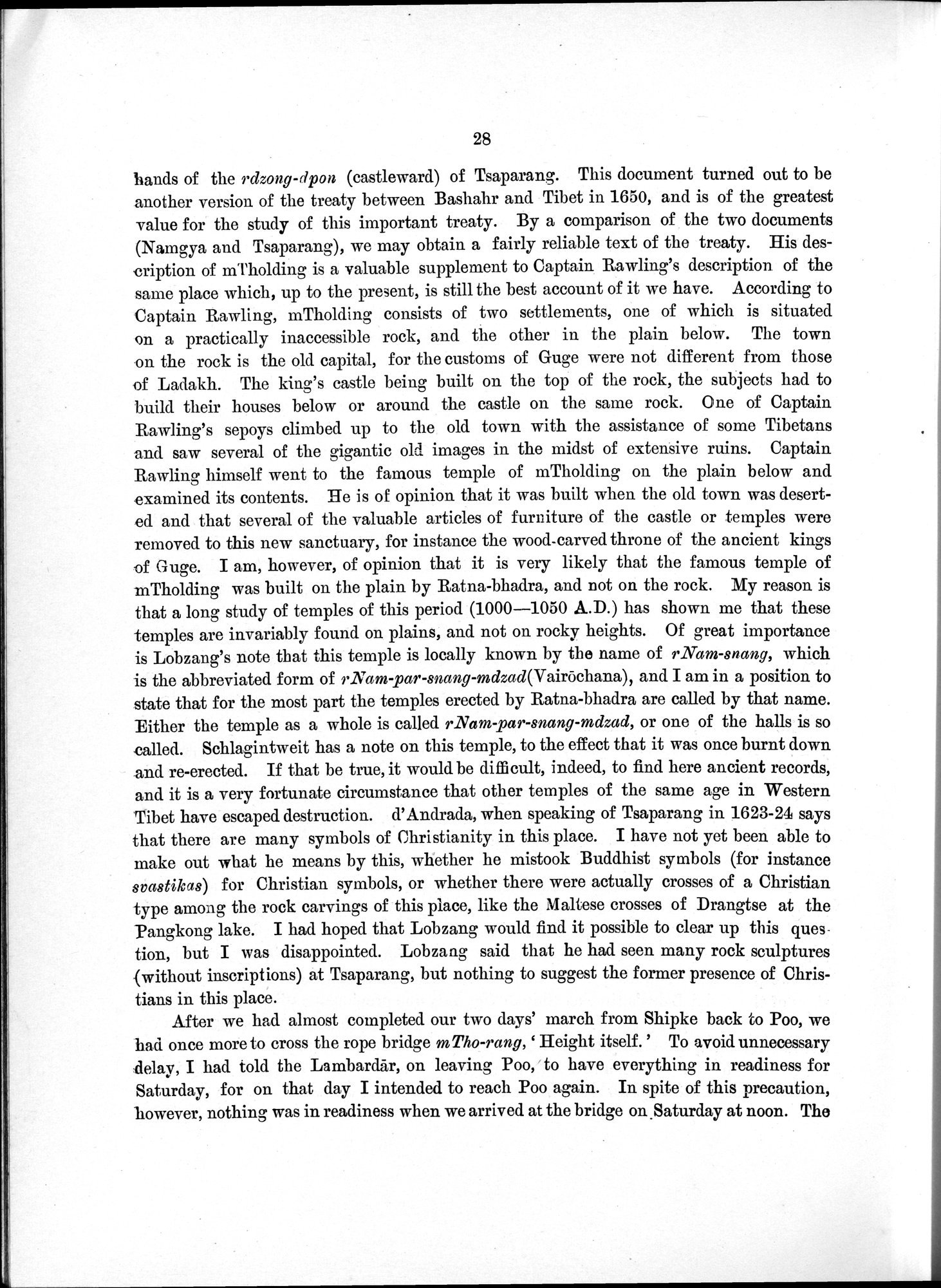 Antiquities of Indian Tibet : vol.1 / 72 ページ（白黒高解像度画像）