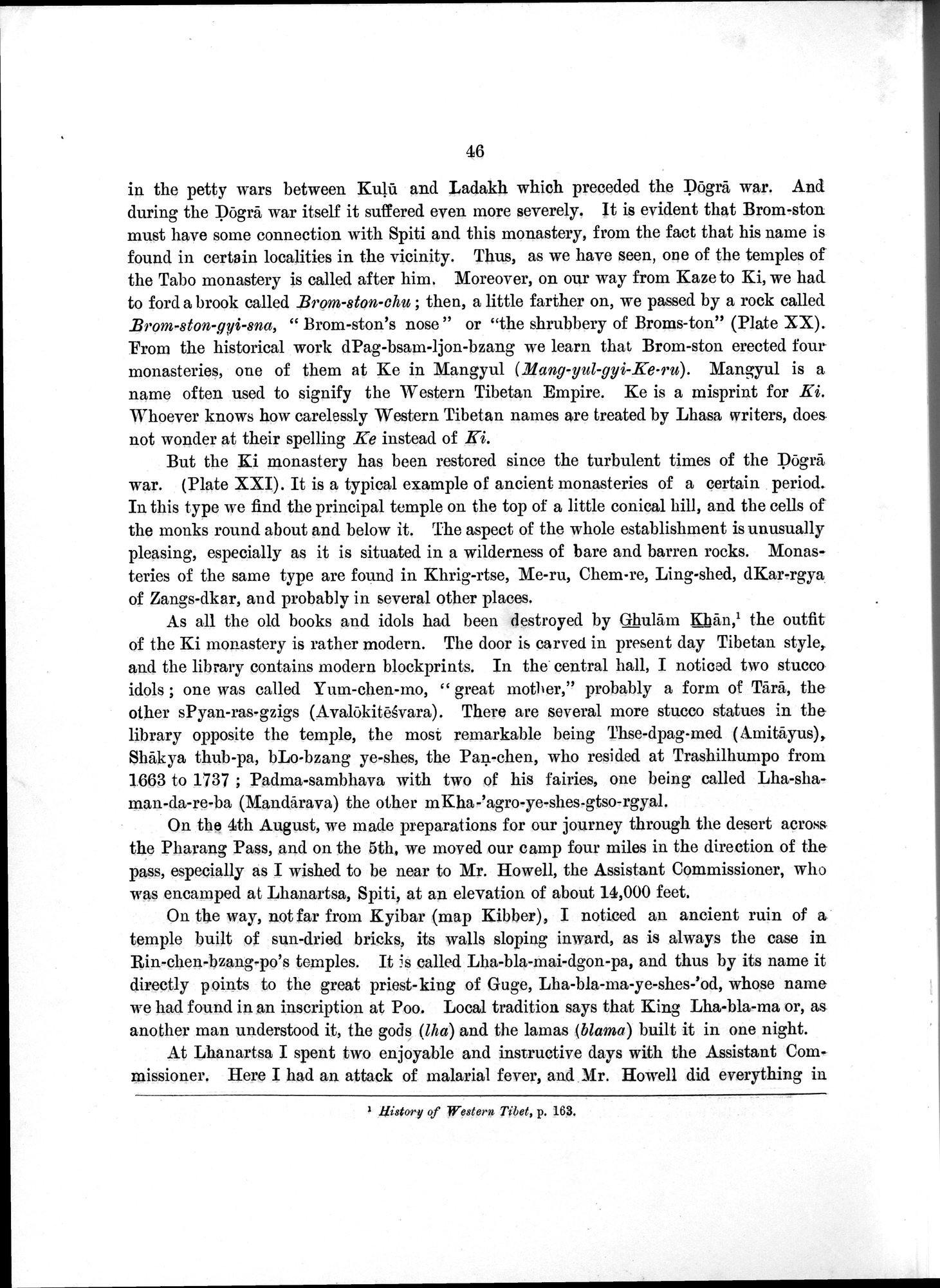 Antiquities of Indian Tibet : vol.1 / 108 ページ（白黒高解像度画像）