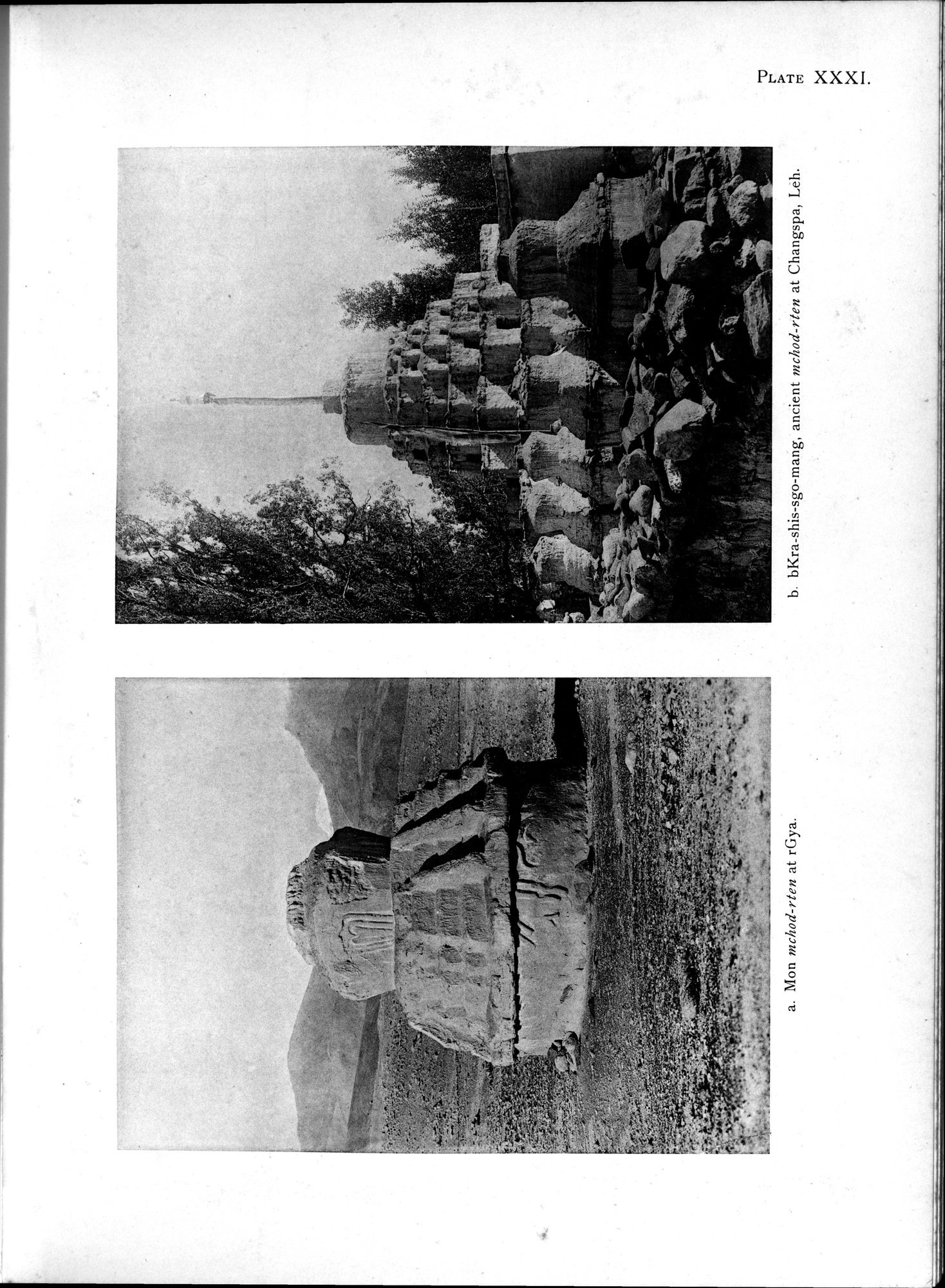 Antiquities of Indian Tibet : vol.1 / 163 ページ（白黒高解像度画像）