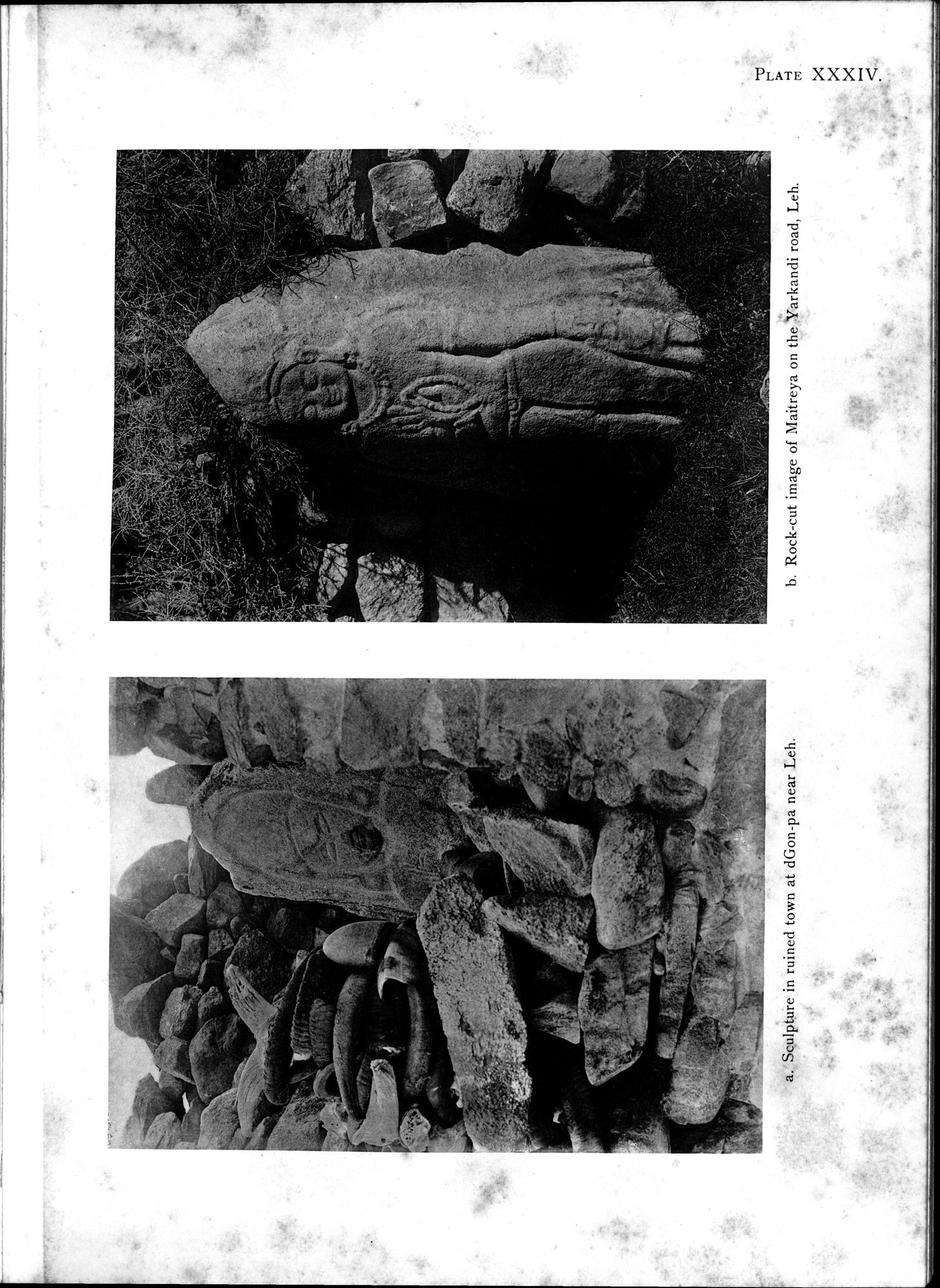 Antiquities of Indian Tibet : vol.1 / 171 ページ（白黒高解像度画像）