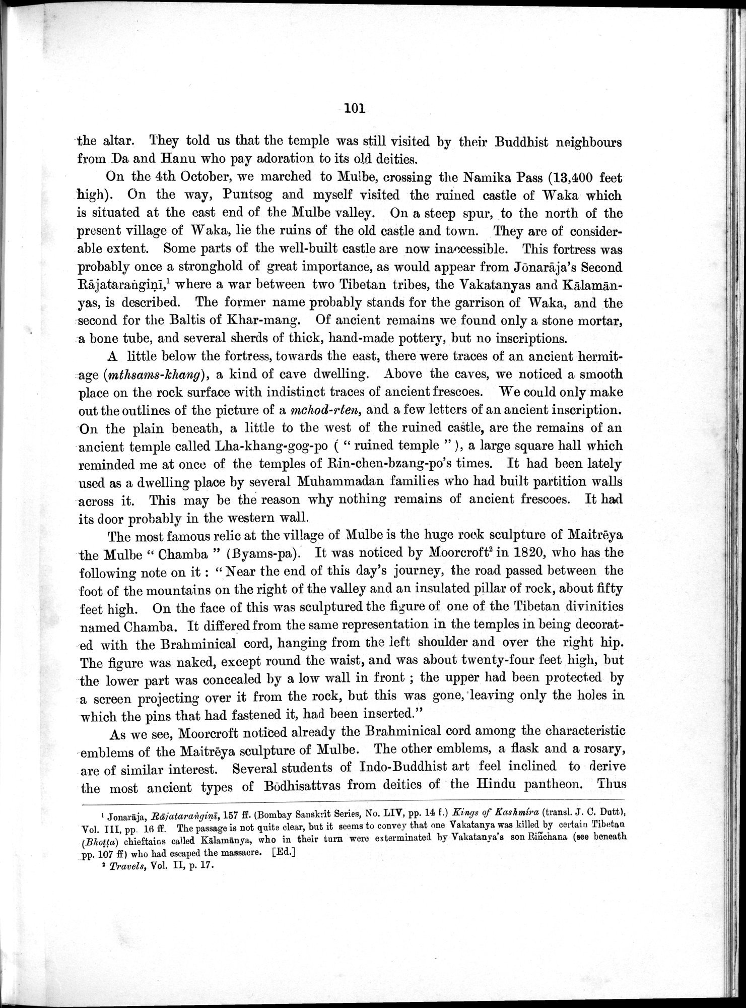 Antiquities of Indian Tibet : vol.1 / 209 ページ（白黒高解像度画像）