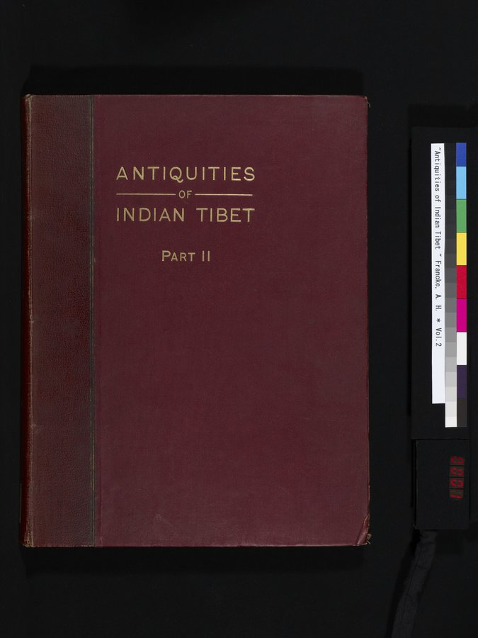 Antiquities of Indian Tibet : vol.2 / 1 ページ（カラー画像）