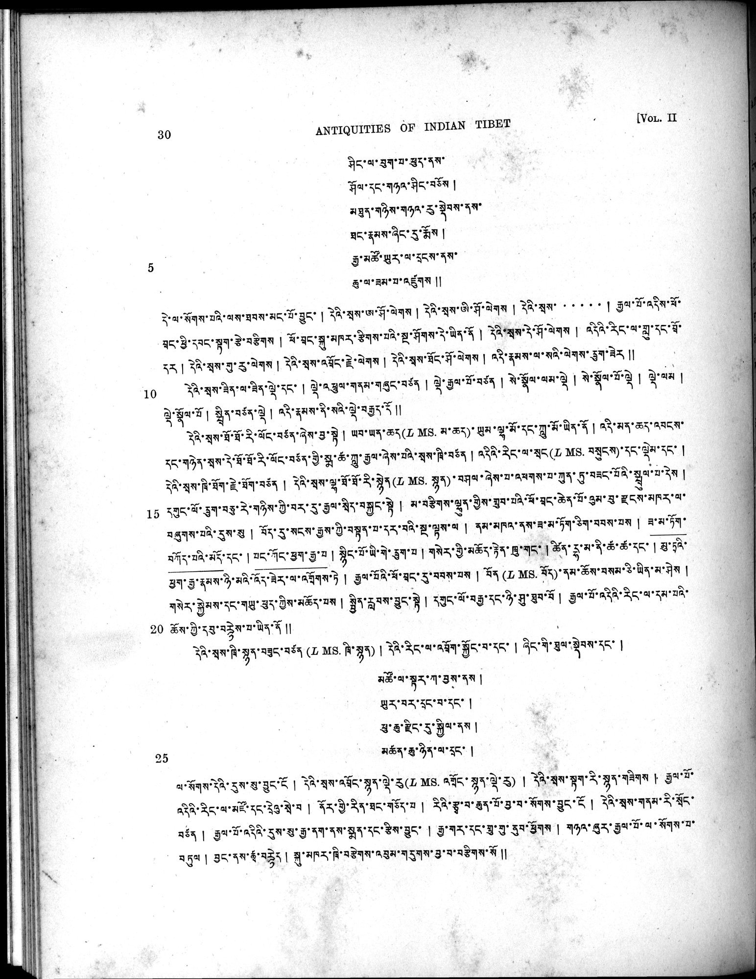 Antiquities of Indian Tibet : vol.2 / 44 ページ（白黒高解像度画像）