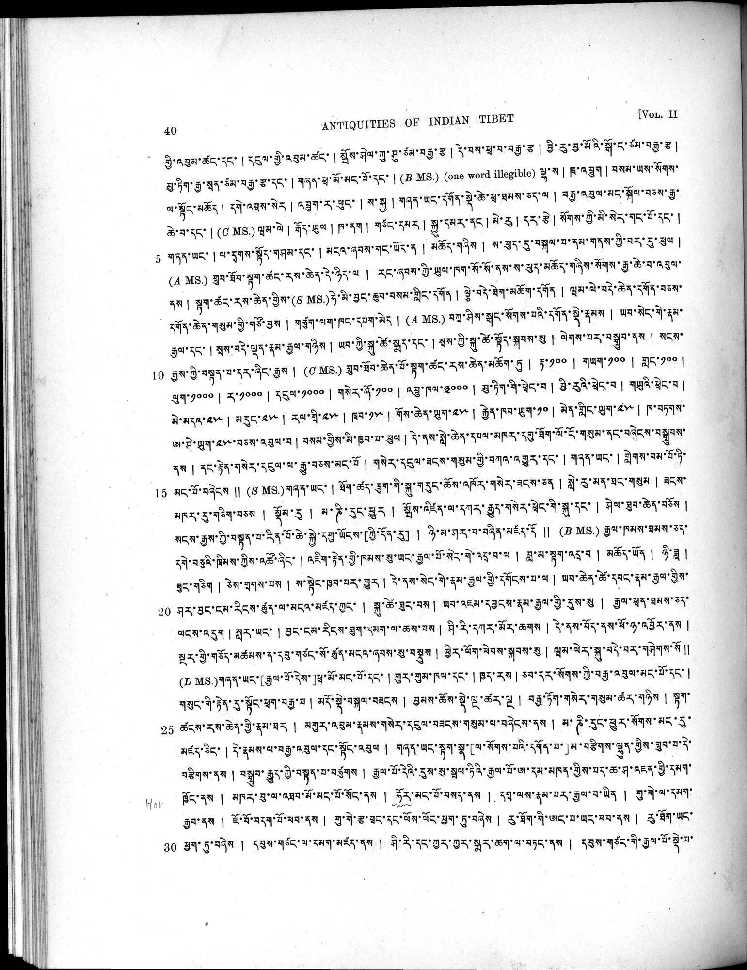 Antiquities of Indian Tibet : vol.2 / 54 ページ（白黒高解像度画像）