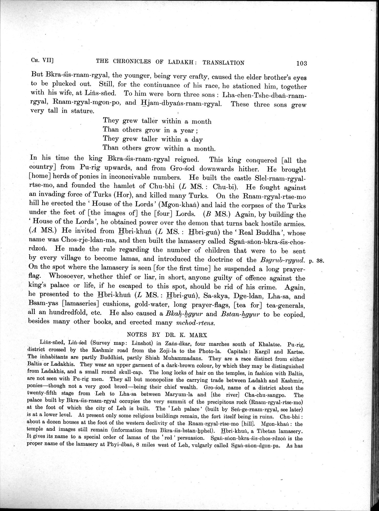 Antiquities of Indian Tibet : vol.2 / 119 ページ（白黒高解像度画像）
