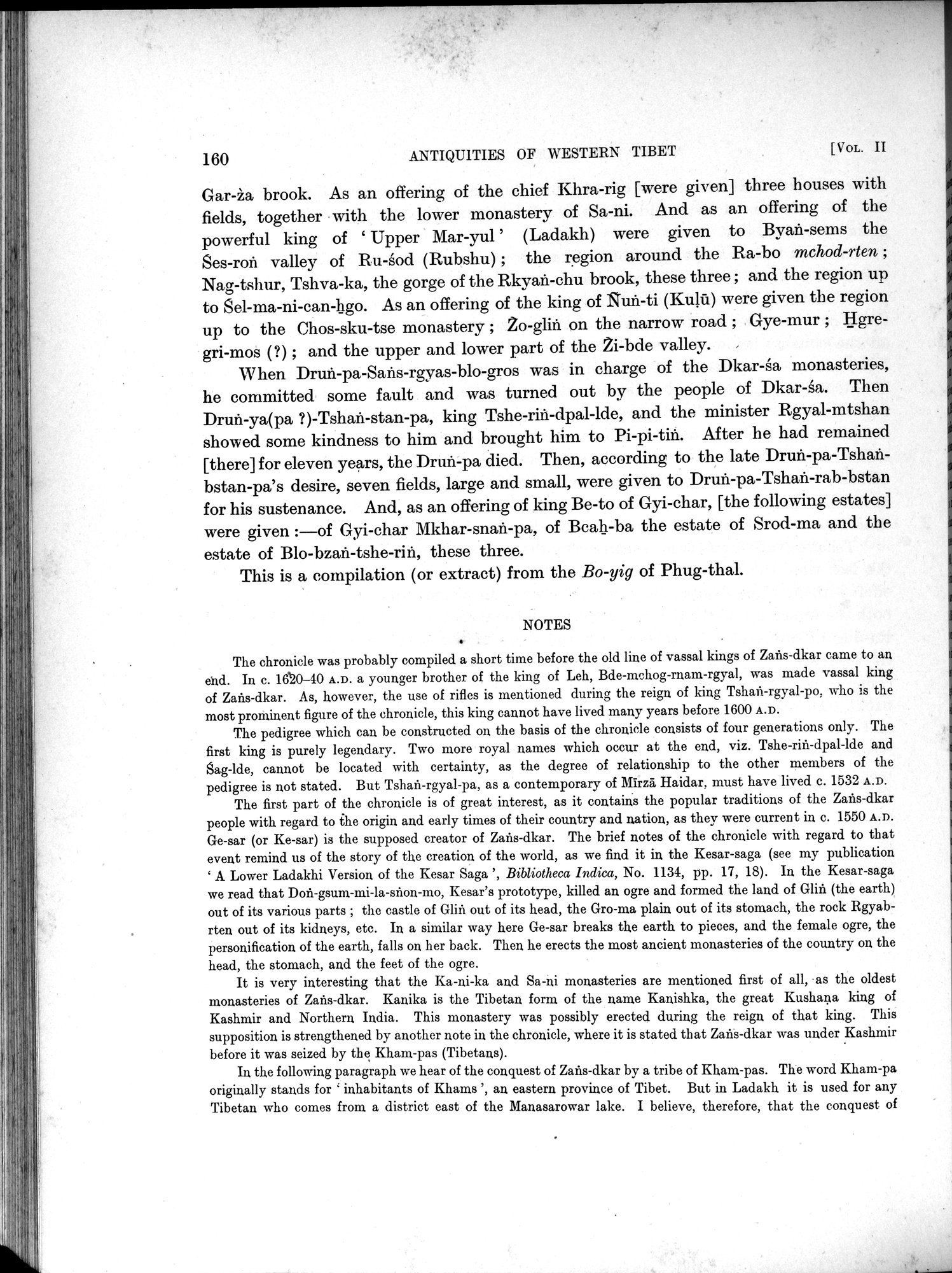 Antiquities of Indian Tibet : vol.2 / 178 ページ（白黒高解像度画像）