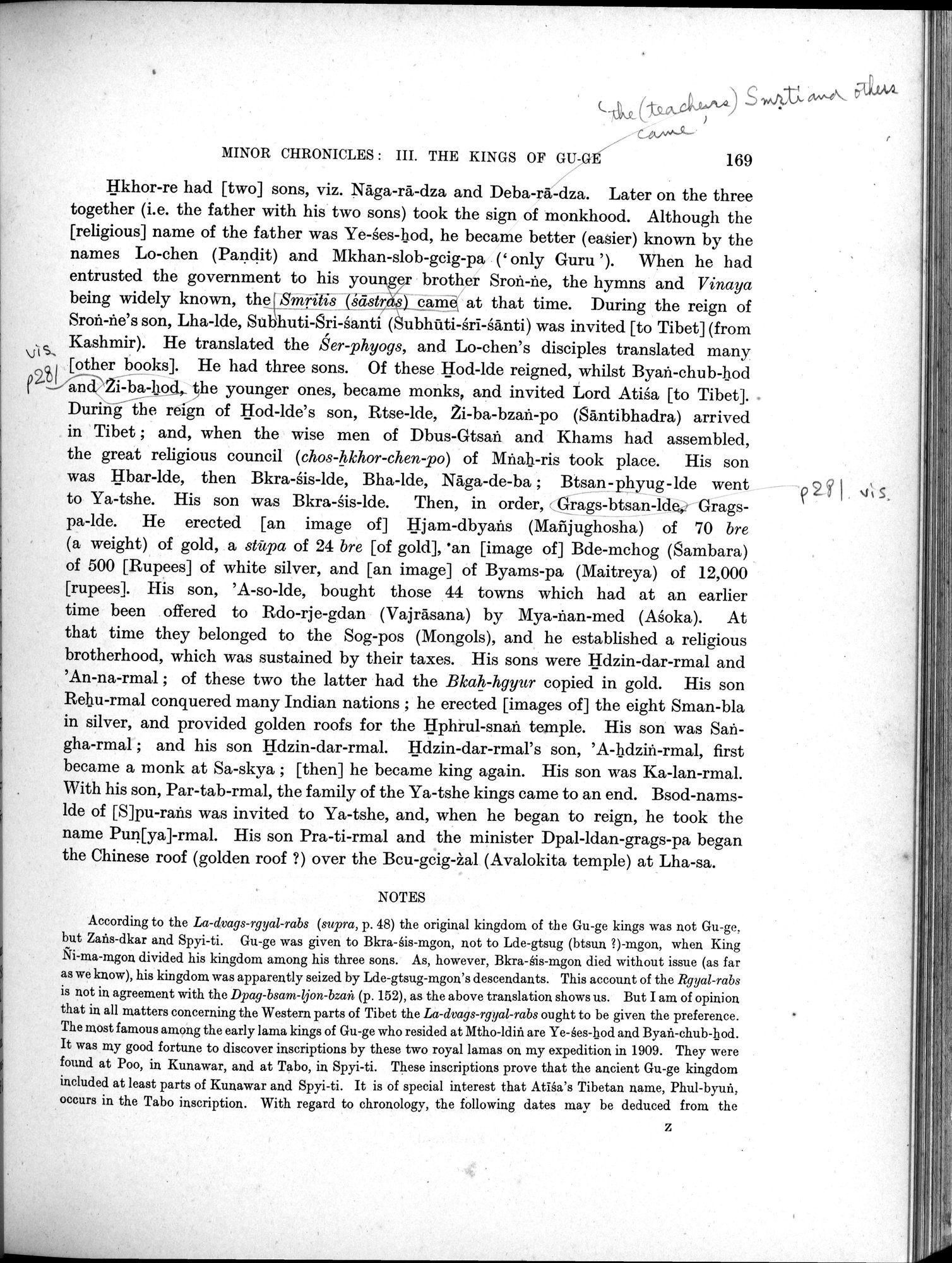 Antiquities of Indian Tibet : vol.2 / 189 ページ（白黒高解像度画像）