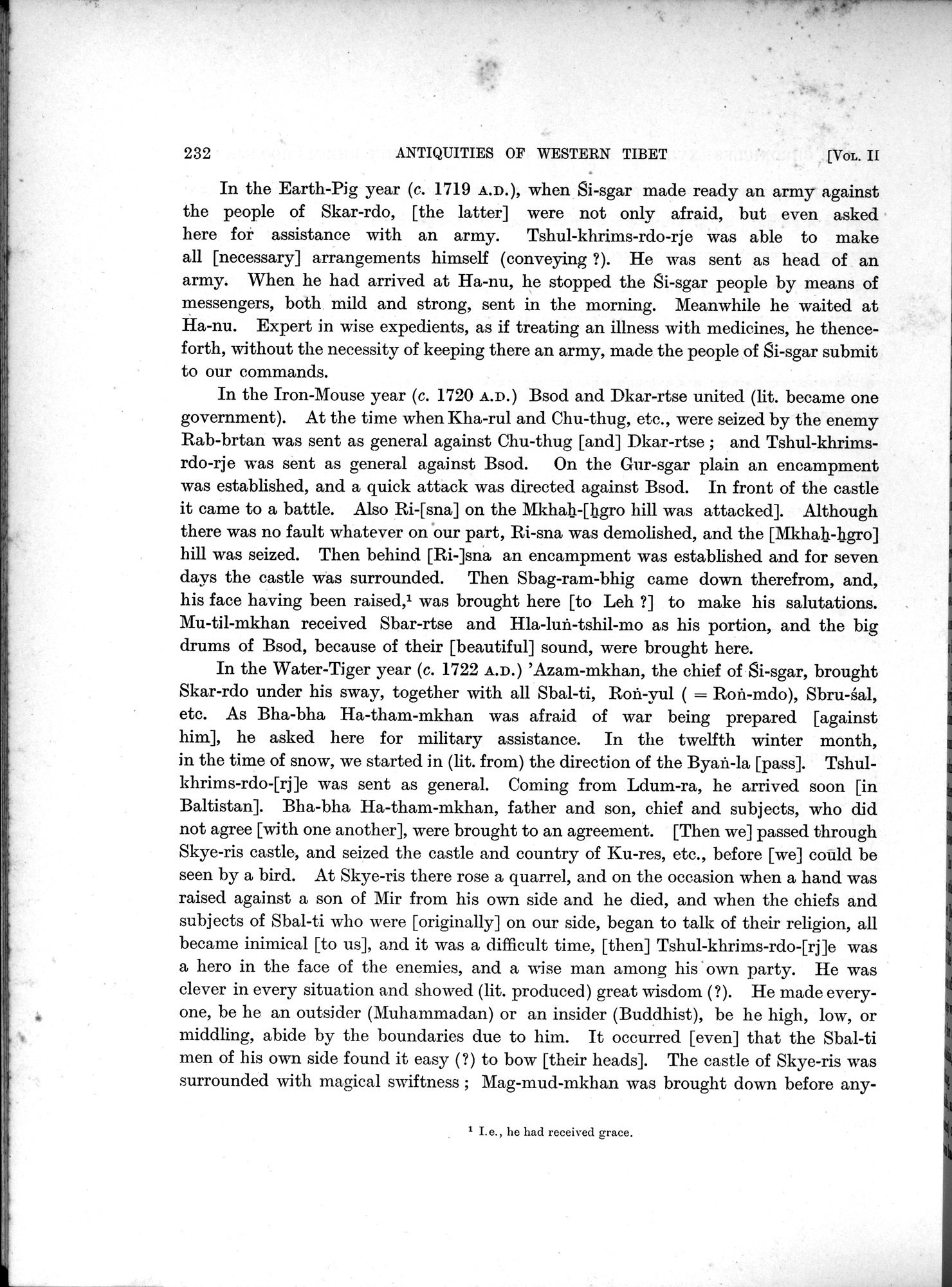Antiquities of Indian Tibet : vol.2 / 254 ページ（白黒高解像度画像）