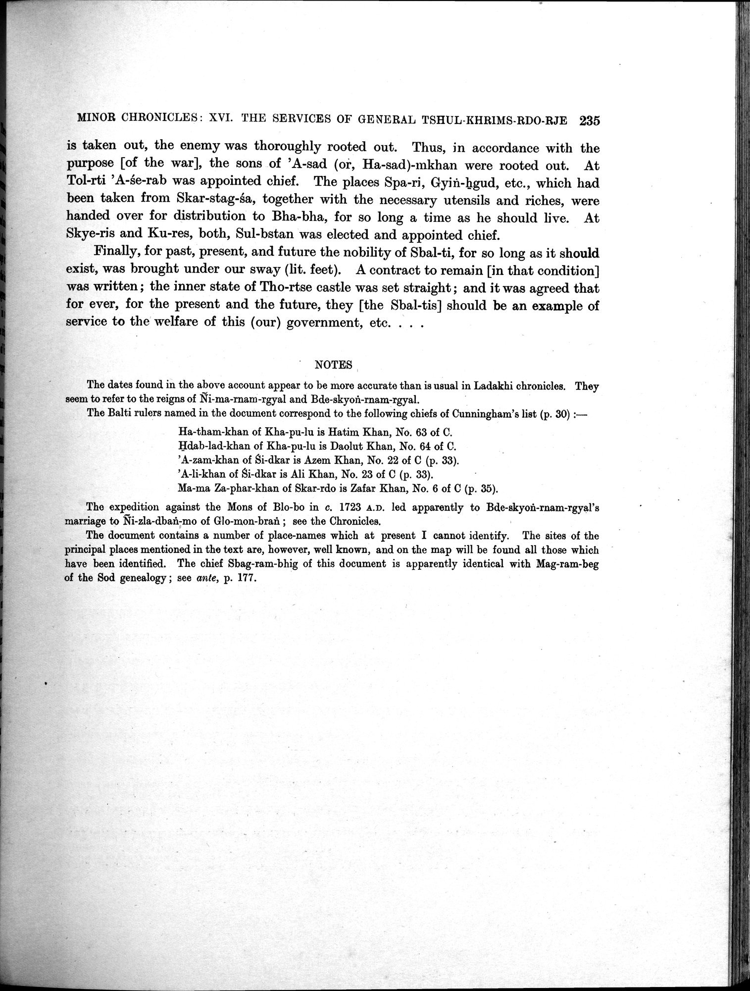 Antiquities of Indian Tibet : vol.2 / 257 ページ（白黒高解像度画像）