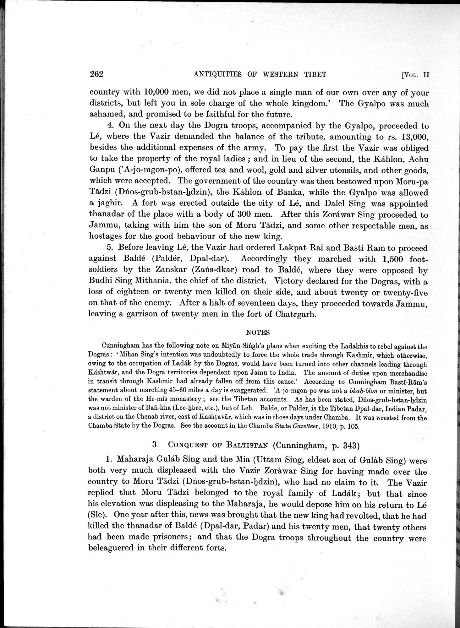Antiquities of Indian Tibet : vol.2 / 286 ページ（白黒高解像度画像）
