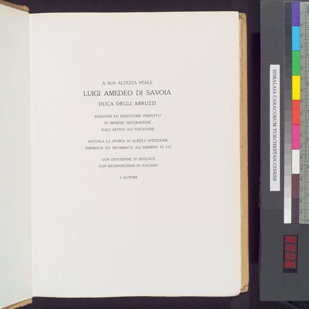 Storia della Spedizione Scientifica Italiana nel Himàlaia, Caracorùm e Turchestàn Cinese(1913-1914) : vol.1 : Page 11