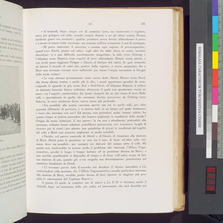 Storia della Spedizione Scientifica Italiana nel Himàlaia, Caracorùm e Turchestàn Cinese(1913-1914) : vol.1 : Page 223