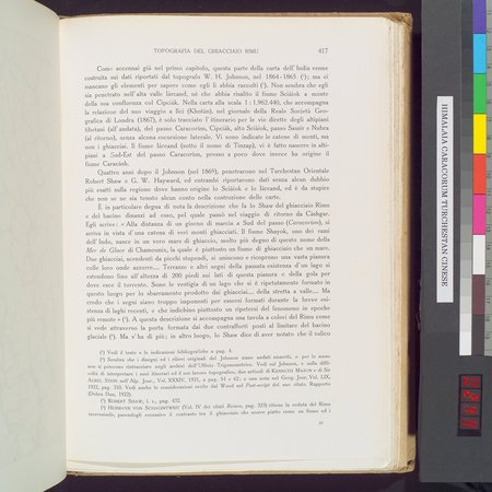Storia della Spedizione Scientifica Italiana nel Himàlaia, Caracorùm e Turchestàn Cinese(1913-1914) : vol.1 : Page 497