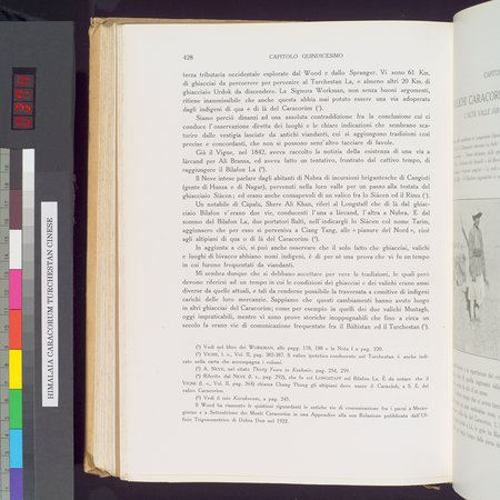 Storia della Spedizione Scientifica Italiana nel Himàlaia, Caracorùm e Turchestàn Cinese(1913-1914) : vol.1 : Page 508