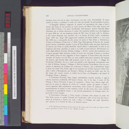 Storia della Spedizione Scientifica Italiana nel Himàlaia, Caracorùm e Turchestàn Cinese(1913-1914) : vol.1 : Page 568