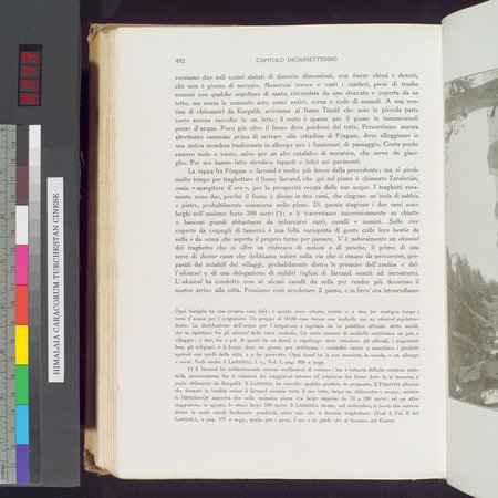 Storia della Spedizione Scientifica Italiana nel Himàlaia, Caracorùm e Turchestàn Cinese(1913-1914) : vol.1 : Page 576
