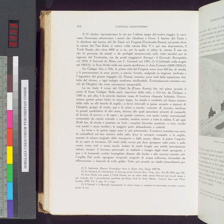 Storia della Spedizione Scientifica Italiana nel Himàlaia, Caracorùm e Turchestàn Cinese(1913-1914) : vol.1 : Page 606