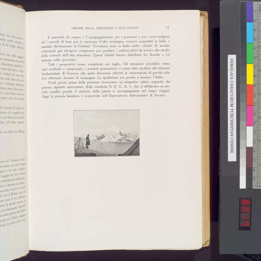 Storia della Spedizione Scientifica Italiana nel Himàlaia, Caracorùm e Turchestàn Cinese(1913-1914) : vol.1 / Page 33 (Color Image)