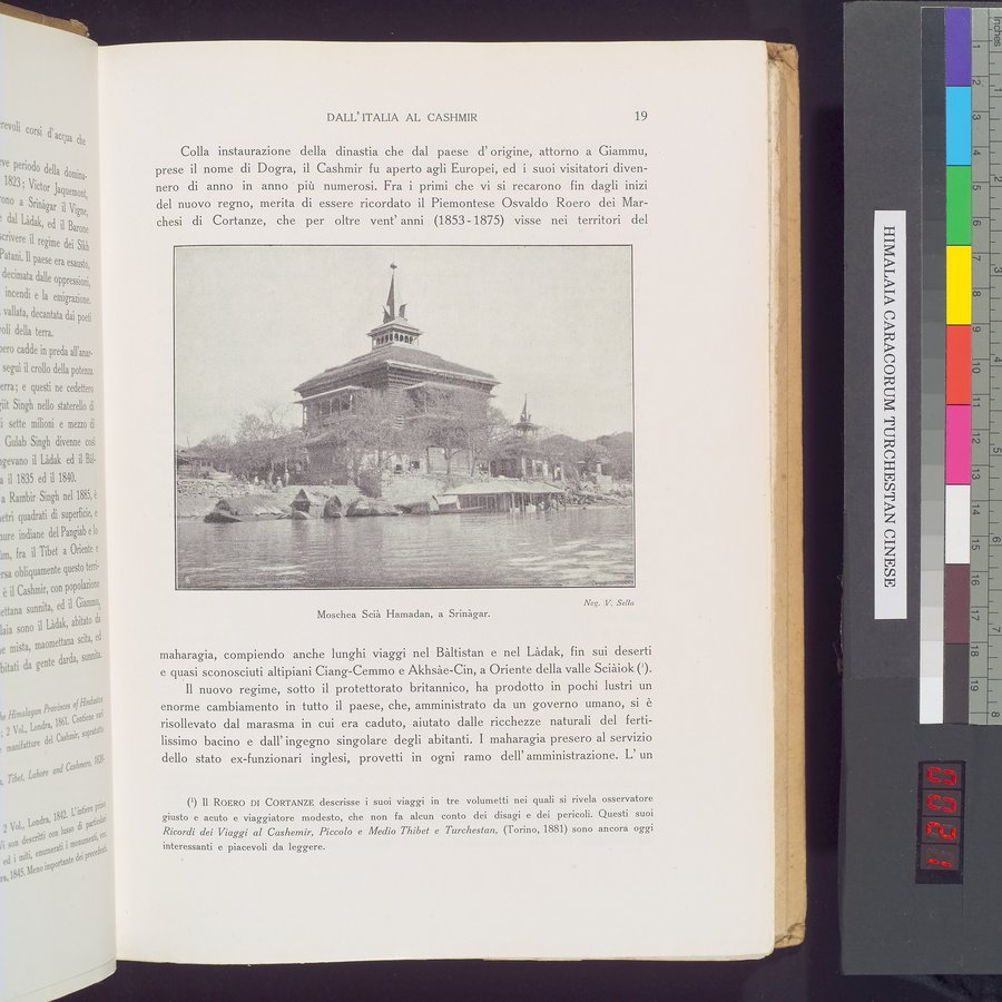 Storia della Spedizione Scientifica Italiana nel Himàlaia, Caracorùm e Turchestàn Cinese(1913-1914) : vol.1 / Page 41 (Color Image)