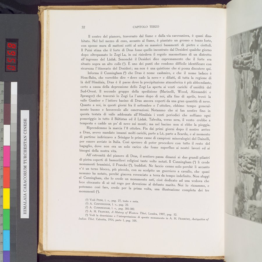 Storia della Spedizione Scientifica Italiana nel Himàlaia, Caracorùm e Turchestàn Cinese(1913-1914) : vol.1 / Page 54 (Color Image)