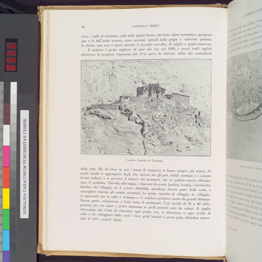 Storia della Spedizione Scientifica Italiana nel Himàlaia, Caracorùm e Turchestàn Cinese(1913-1914) : vol.1 / 58 ページ（カラー画像）