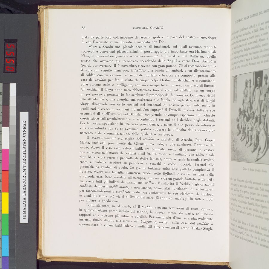Storia della Spedizione Scientifica Italiana nel Himàlaia, Caracorùm e Turchestàn Cinese(1913-1914) : vol.1 / Page 84 (Color Image)