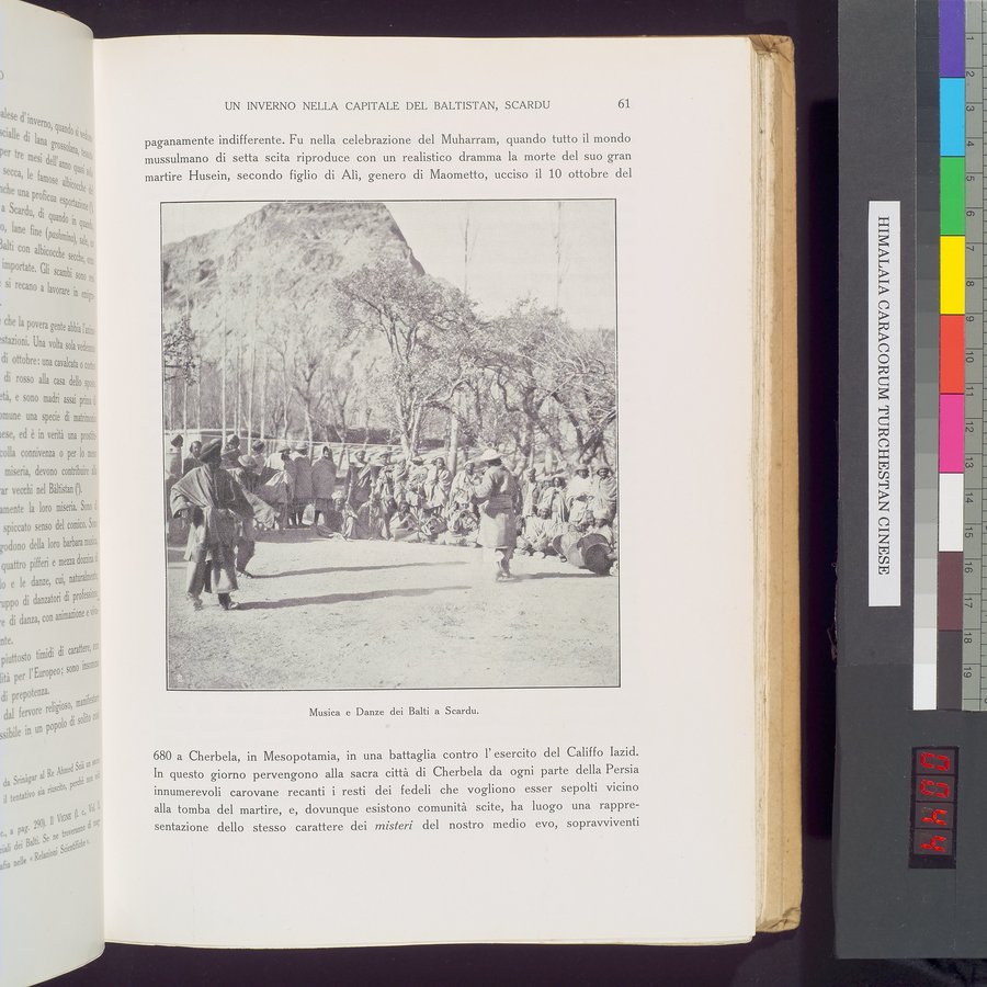 Storia della Spedizione Scientifica Italiana nel Himàlaia, Caracorùm e Turchestàn Cinese(1913-1914) : vol.1 / 87 ページ（カラー画像）