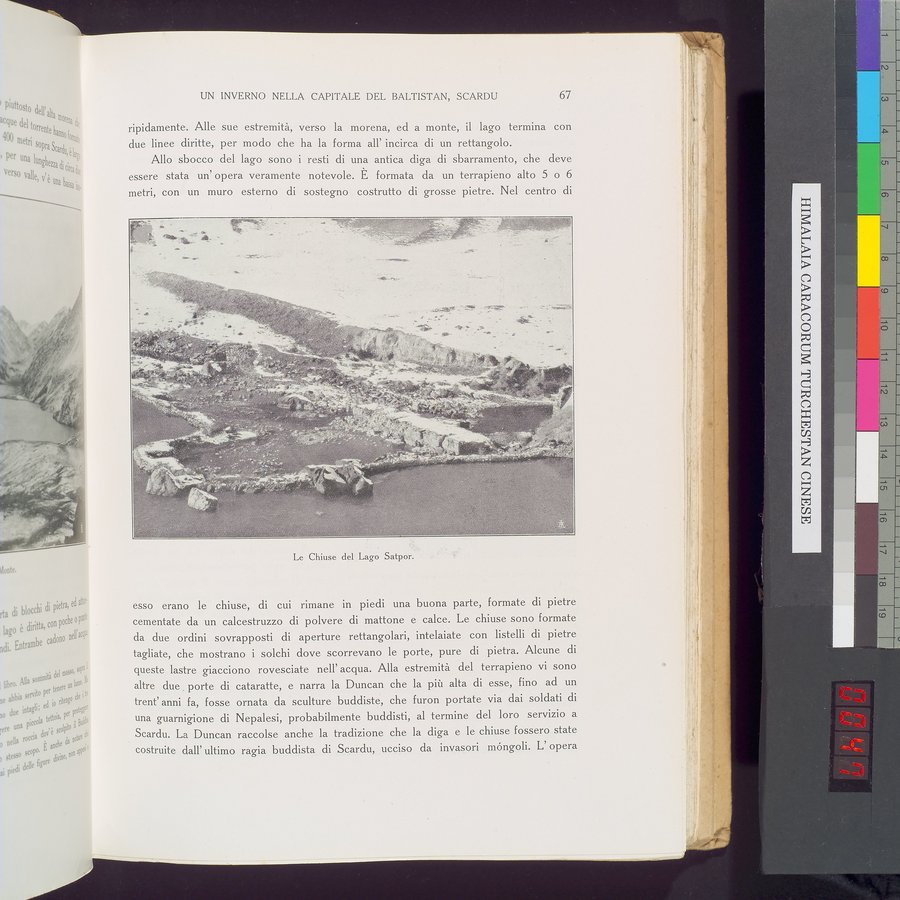 Storia della Spedizione Scientifica Italiana nel Himàlaia, Caracorùm e Turchestàn Cinese(1913-1914) : vol.1 / 93 ページ（カラー画像）