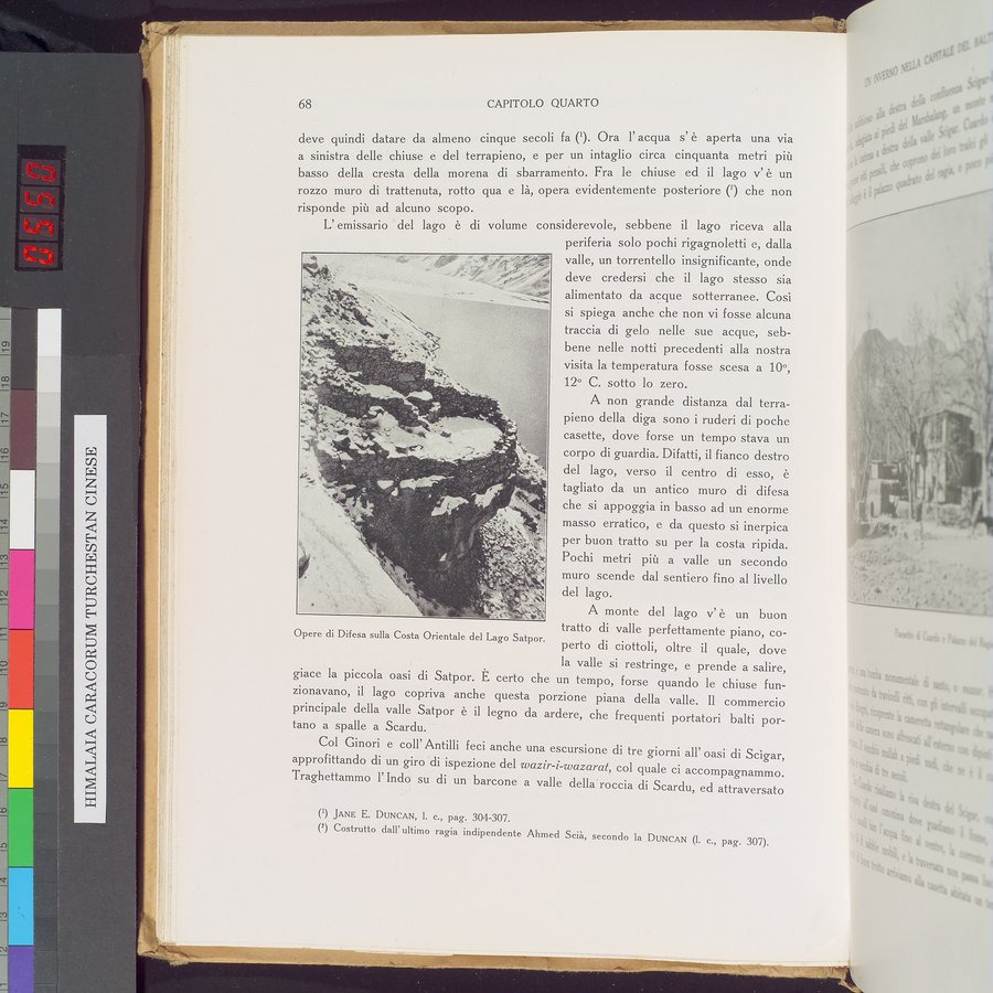 Storia della Spedizione Scientifica Italiana nel Himàlaia, Caracorùm e Turchestàn Cinese(1913-1914) : vol.1 / 94 ページ（カラー画像）