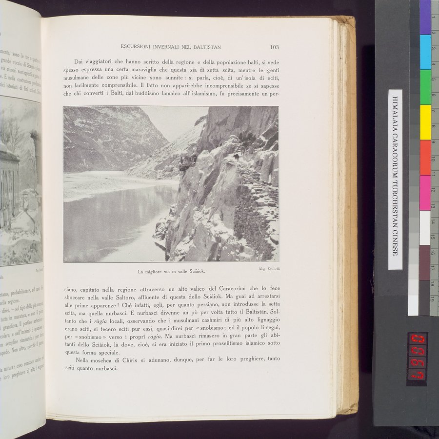 Storia della Spedizione Scientifica Italiana nel Himàlaia, Caracorùm e Turchestàn Cinese(1913-1914) : vol.1 / Page 133 (Color Image)