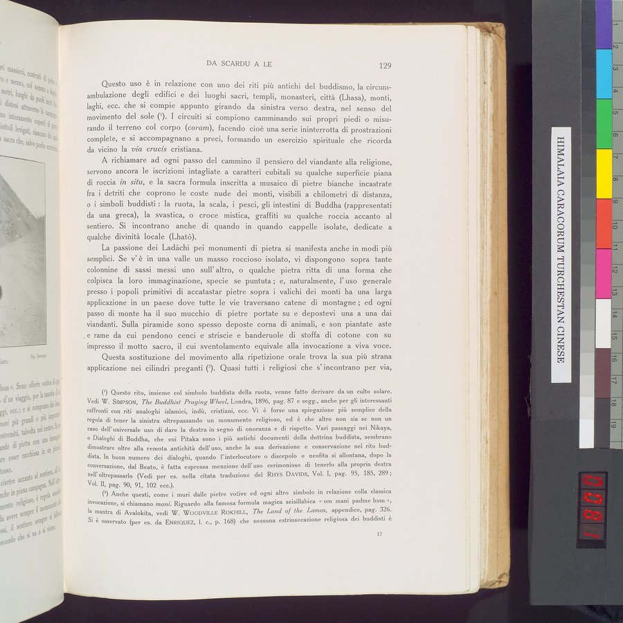 Storia della Spedizione Scientifica Italiana nel Himàlaia, Caracorùm e Turchestàn Cinese(1913-1914) : vol.1 / Page 161 (Color Image)