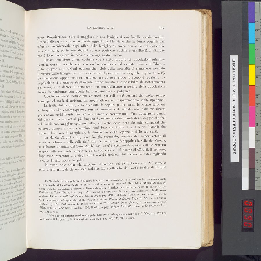 Storia della Spedizione Scientifica Italiana nel Himàlaia, Caracorùm e Turchestàn Cinese(1913-1914) : vol.1 / Page 179 (Color Image)
