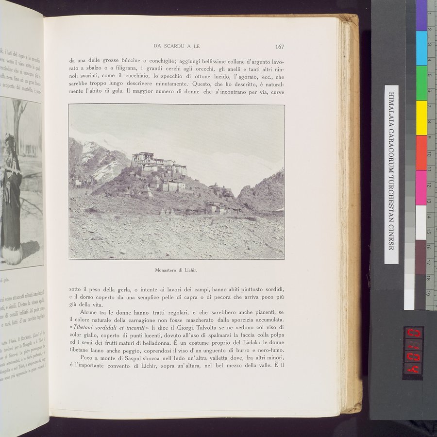 Storia della Spedizione Scientifica Italiana nel Himàlaia, Caracorùm e Turchestàn Cinese(1913-1914) : vol.1 / 207 ページ（カラー画像）