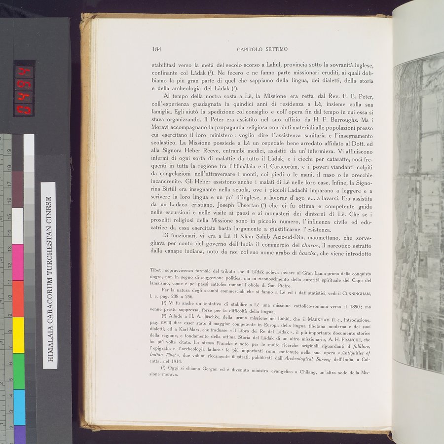 Storia della Spedizione Scientifica Italiana nel Himàlaia, Caracorùm e Turchestàn Cinese(1913-1914) : vol.1 / Page 226 (Color Image)