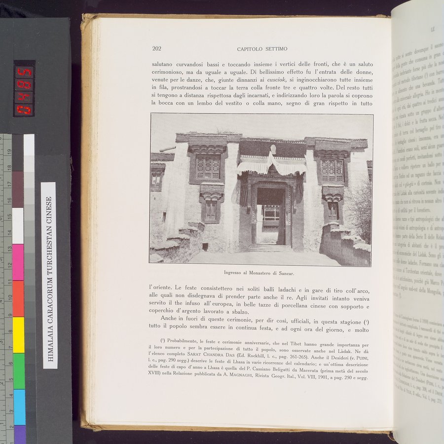 Storia della Spedizione Scientifica Italiana nel Himàlaia, Caracorùm e Turchestàn Cinese(1913-1914) : vol.1 / Page 244 (Color Image)