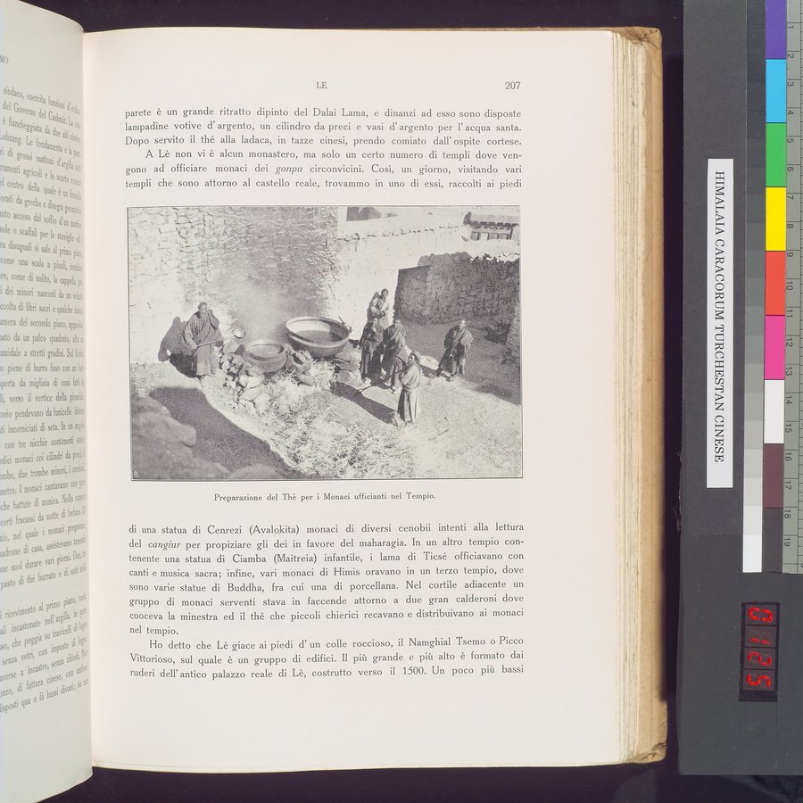 Storia della Spedizione Scientifica Italiana nel Himàlaia, Caracorùm e Turchestàn Cinese(1913-1914) : vol.1 / 249 ページ（カラー画像）