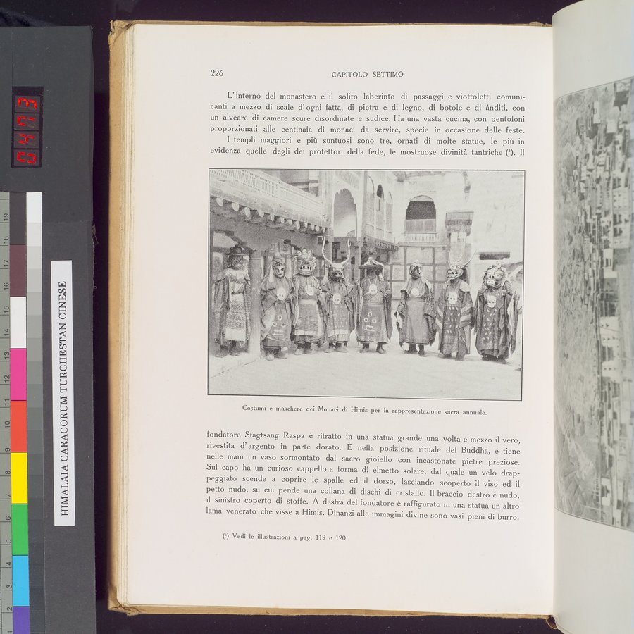 Storia della Spedizione Scientifica Italiana nel Himàlaia, Caracorùm e Turchestàn Cinese(1913-1914) : vol.1 / 268 ページ（カラー画像）