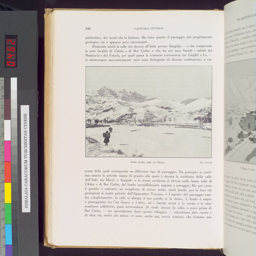Storia della Spedizione Scientifica Italiana nel Himàlaia, Caracorùm e Turchestàn Cinese(1913-1914) : vol.1 / 292 ページ（カラー画像）