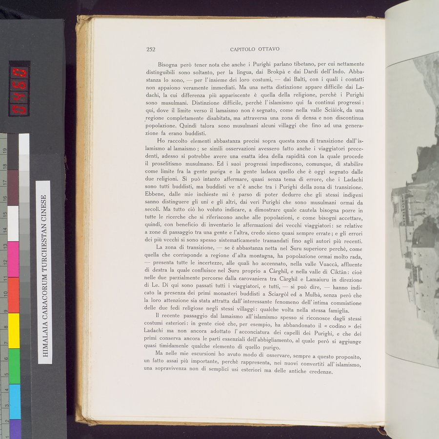 Storia della Spedizione Scientifica Italiana nel Himàlaia, Caracorùm e Turchestàn Cinese(1913-1914) : vol.1 / Page 296 (Color Image)