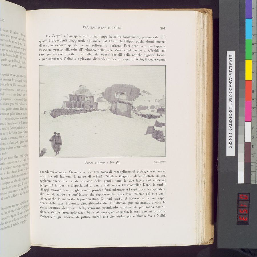 Storia della Spedizione Scientifica Italiana nel Himàlaia, Caracorùm e Turchestàn Cinese(1913-1914) : vol.1 / Page 305 (Color Image)