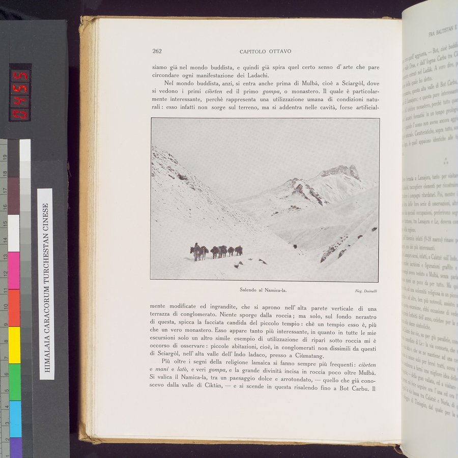 Storia della Spedizione Scientifica Italiana nel Himàlaia, Caracorùm e Turchestàn Cinese(1913-1914) : vol.1 / 306 ページ（カラー画像）