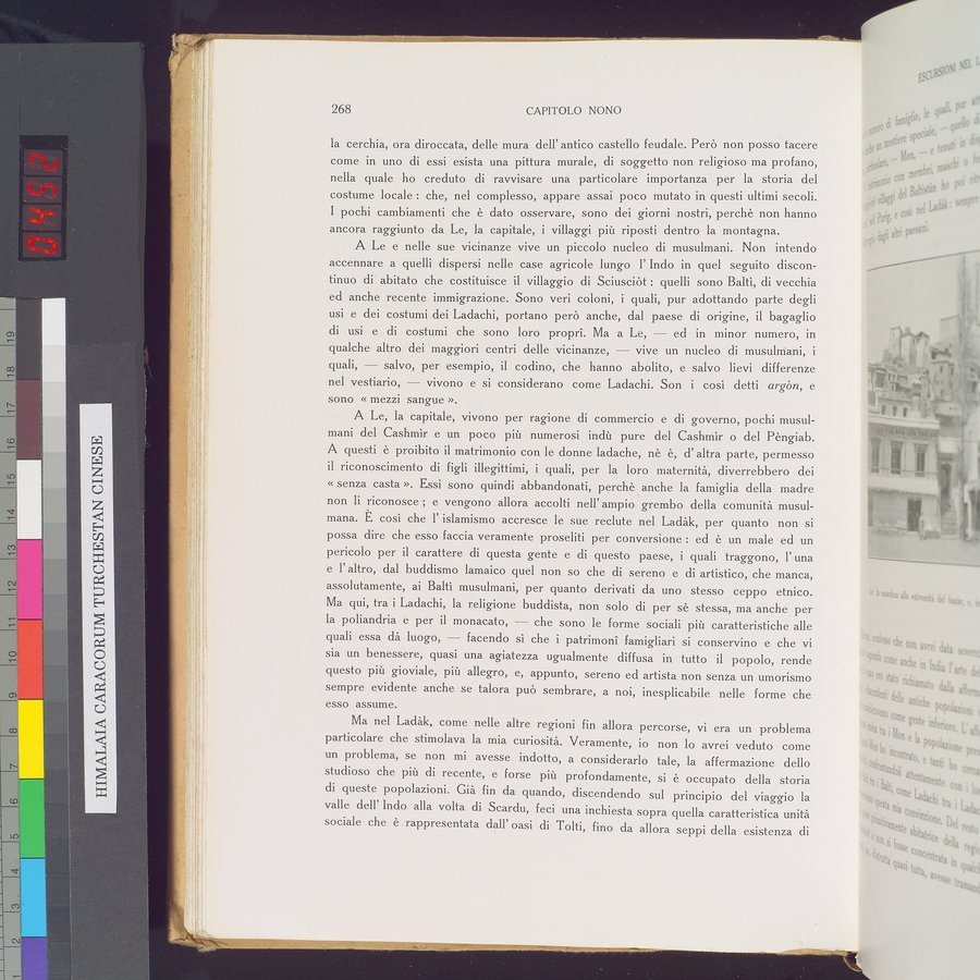 Storia della Spedizione Scientifica Italiana nel Himàlaia, Caracorùm e Turchestàn Cinese(1913-1914) : vol.1 / 312 ページ（カラー画像）