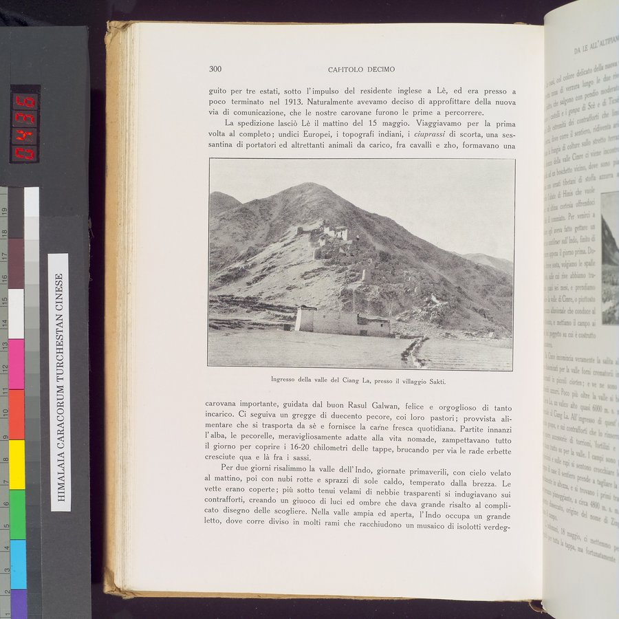 Storia della Spedizione Scientifica Italiana nel Himàlaia, Caracorùm e Turchestàn Cinese(1913-1914) : vol.1 / 344 ページ（カラー画像）