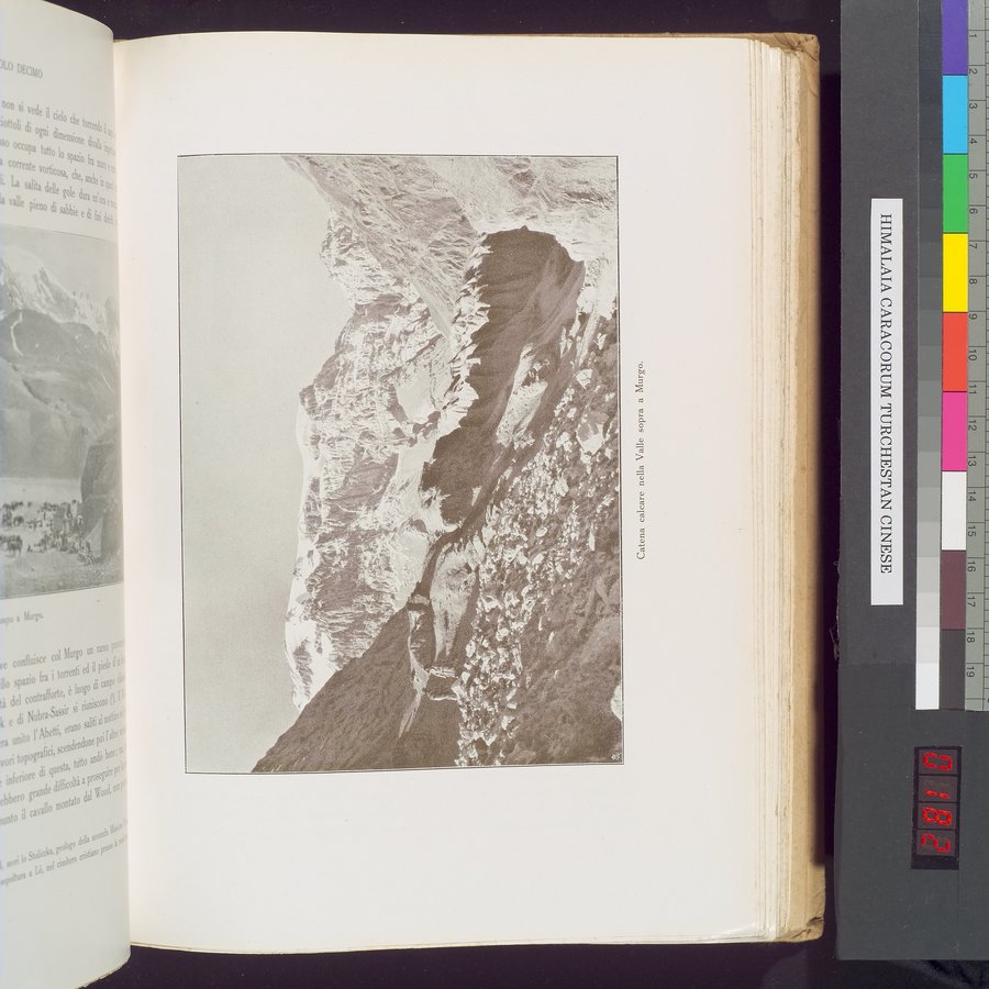 Storia della Spedizione Scientifica Italiana nel Himàlaia, Caracorùm e Turchestàn Cinese(1913-1914) : vol.1 / 363 ページ（カラー画像）